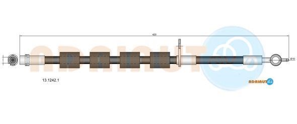 Adriauto 13.1242.1 Brake Hose 1312421