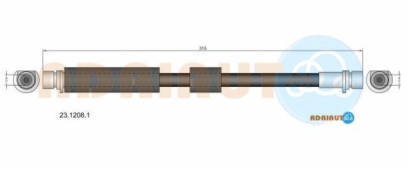 Adriauto 23.1208.1 Brake Hose 2312081