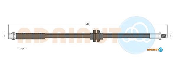 Adriauto 13.1267.1 Brake Hose 1312671