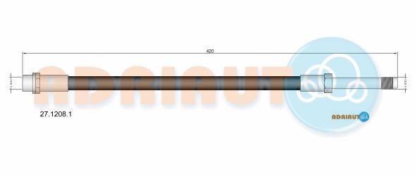 Adriauto 27.1208.1 Brake Hose 2712081