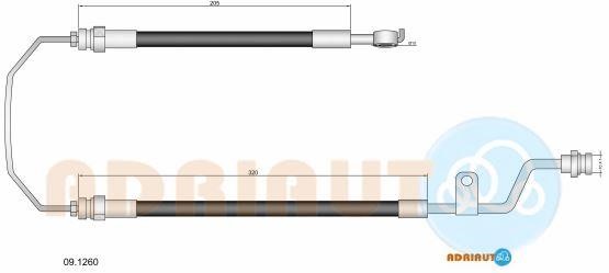 Adriauto 09.1260 Brake Hose 091260