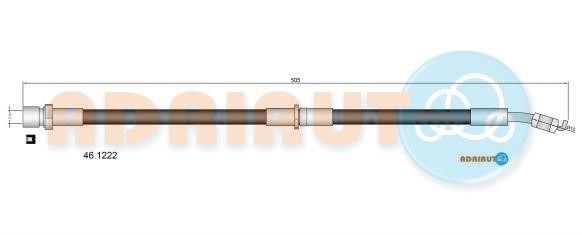 Adriauto 46.1222 Brake Hose 461222