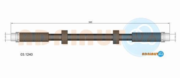 Adriauto 03.1240 Brake Hose 031240