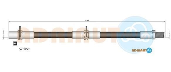 Adriauto 52.1225 Brake Hose 521225