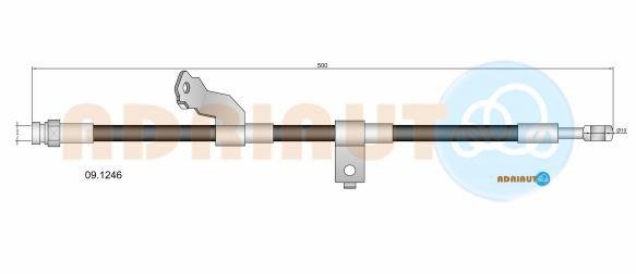 Adriauto 09.1246 Brake Hose 091246