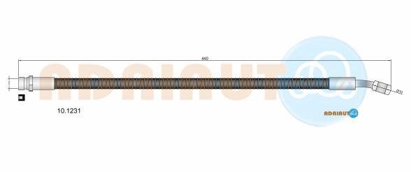 Adriauto 10.1231 Brake Hose 101231