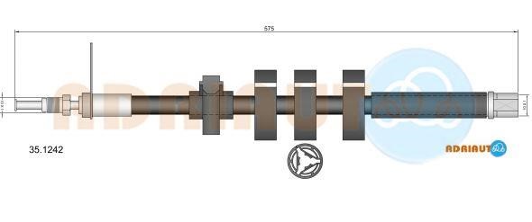 Adriauto 35.1242 Brake Hose 351242