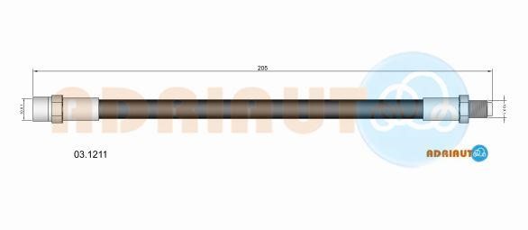 Adriauto 031211 Brake Hose 031211