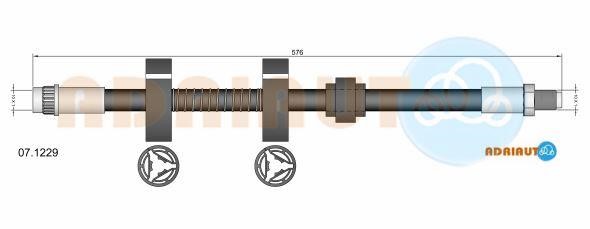 Adriauto 07.1229 Brake Hose 071229