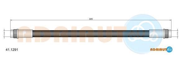 Adriauto 41.1291 Brake Hose 411291