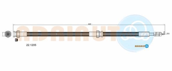 Adriauto 22.1205 Brake Hose 221205