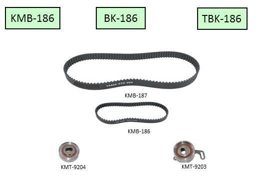 KM KM-KMB-186 Timing Belt Kit KMKMB186