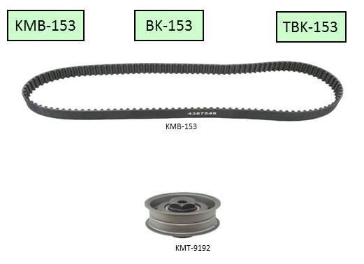 KM KM-KMB-153 Timing Belt Kit KMKMB153
