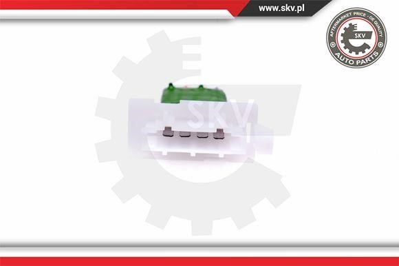 Resistor, interior blower Esen SKV 94SKV087