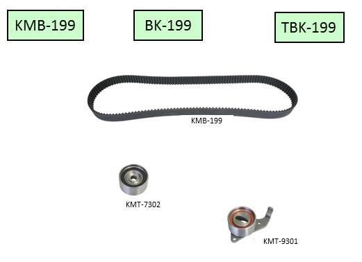 KM KM-KMB-199 Timing Belt Kit KMKMB199