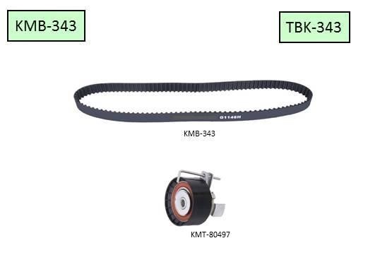 KM KM-KMB-343 Timing Belt Kit KMKMB343