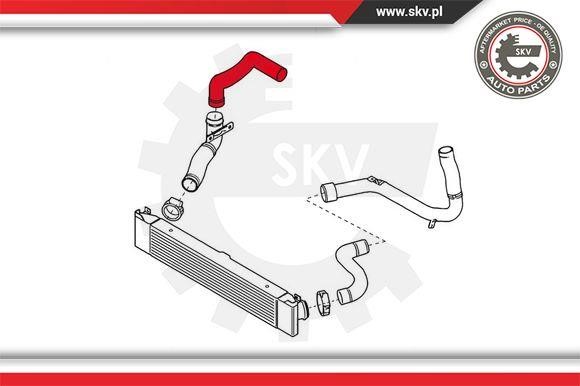 Intercooler pipe Esen SKV 24SKV906