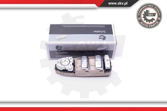 Power window switch Mercedes EQC: 37SKV053 Esen SKV Window regulator button block