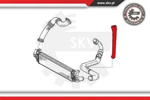 Intercooler pipe Esen SKV 24SKV771