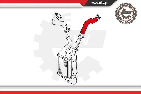 Intercooler pipe Esen SKV 24SKV867