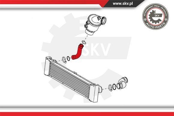 Intercooler pipe Esen SKV 24SKV764