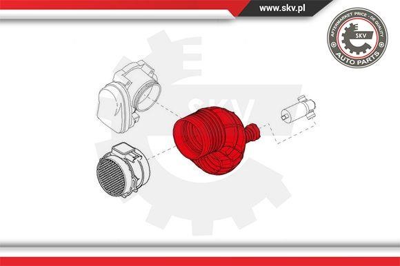 Intake Hose, air filter Esen SKV 24SKV475