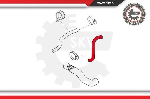 Intercooler pipe Esen SKV 24SKV794