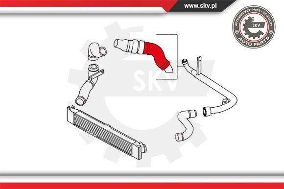 Intercooler pipe Esen SKV 24SKV819