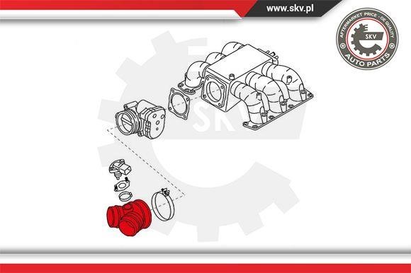 Intake Hose, air filter Esen SKV 24SKV481