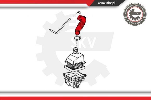 Intake Hose, air filter Esen SKV 24SKV482