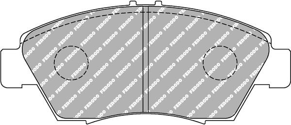 Ferodo FCP776Z Brake Pad Set, disc brake FCP776Z