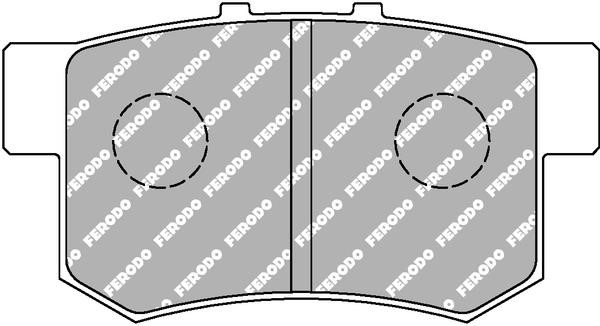 Ferodo FCP 956R Brake Pad Set, disc brake FCP956R