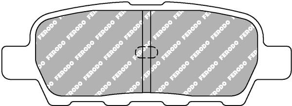 Ferodo FCP 1693H Disc brake pads FERODO DS2500, set FCP1693H