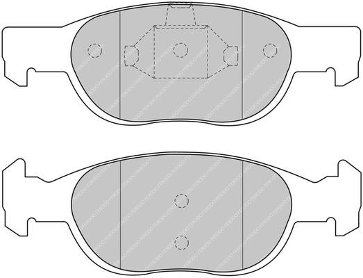 Ferodo FDS1160 Brake Pad Set, disc brake FDS1160