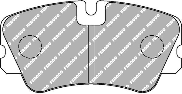 Ferodo FCP546R Brake Pad Set, disc brake FCP546R