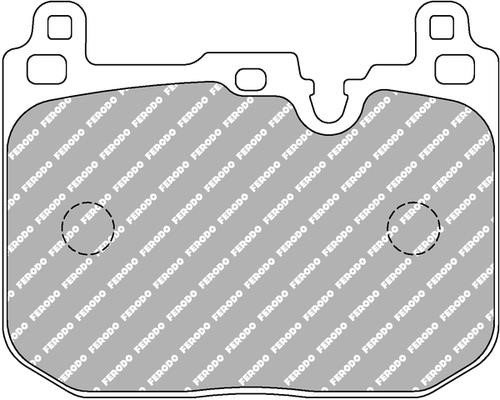 Ferodo FCP4611Z Brake Pad Set, disc brake FCP4611Z