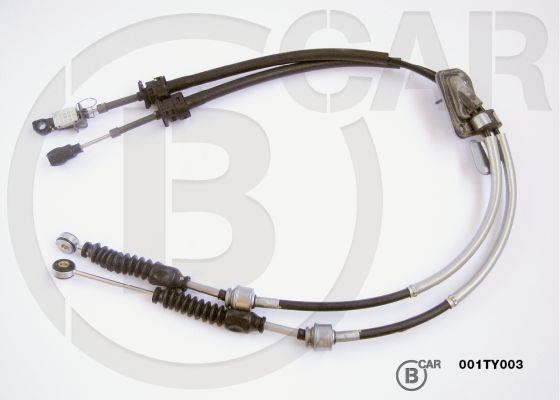 B Car 001TY003 Cable Pull, manual transmission 001TY003
