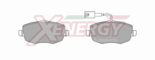 Xenergy X40881 Brake Pad Set, disc brake X40881