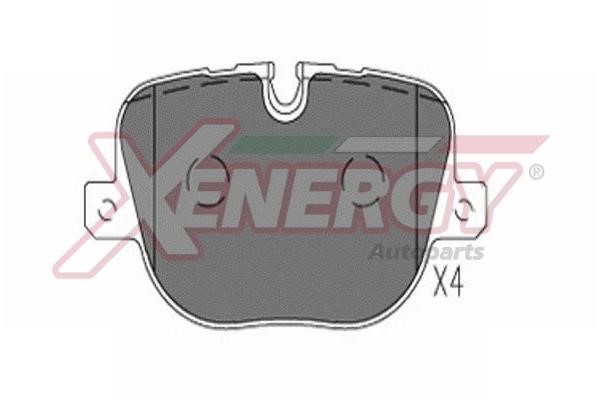 Xenergy X41323 Brake Pad Set, disc brake X41323