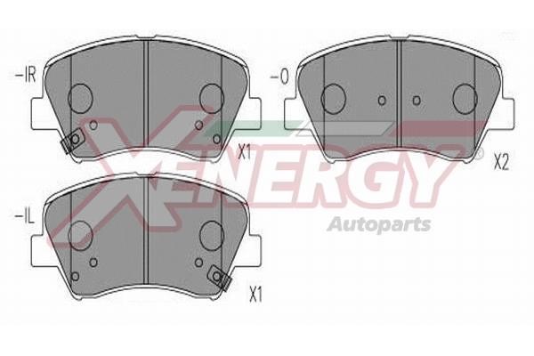 Xenergy X41303 Brake Pad Set, disc brake X41303