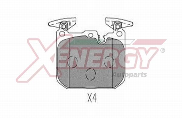 Xenergy X41330 Brake Pad Set, disc brake X41330