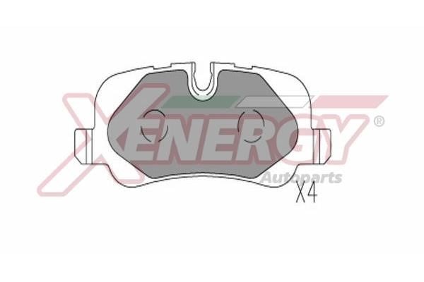 Xenergy X41367 Brake Pad Set, disc brake X41367