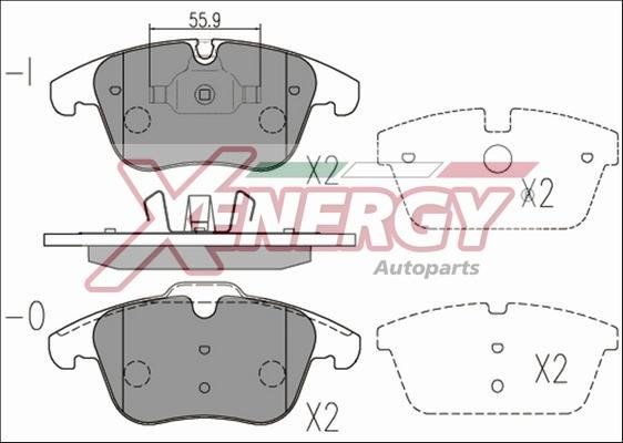 Xenergy X41254 Brake Pad Set, disc brake X41254