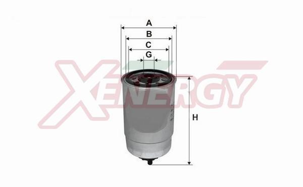 Xenergy X1510408 Fuel filter X1510408