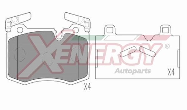 Xenergy X41310 Brake Pad Set, disc brake X41310