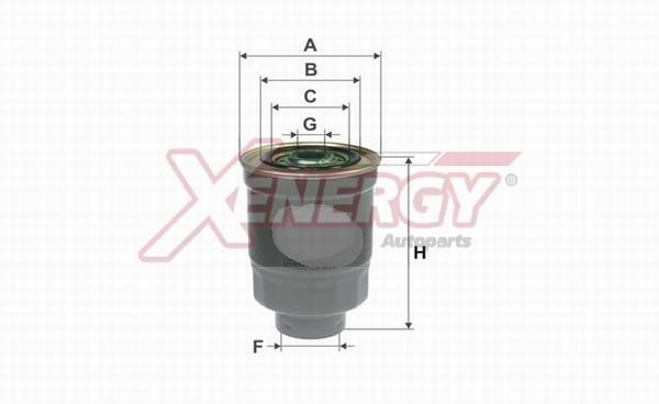 Xenergy X159852 Fuel filter X159852