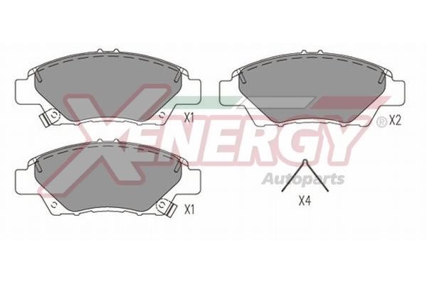 Xenergy X41352 Brake Pad Set, disc brake X41352