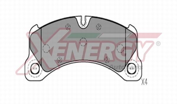 Xenergy X41321 Brake Pad Set, disc brake X41321