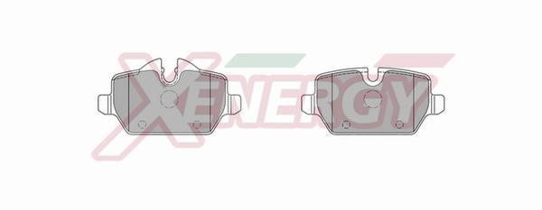 Xenergy X40917 Brake Pad Set, disc brake X40917