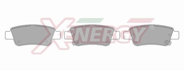 Xenergy X41051 Brake Pad Set, disc brake X41051